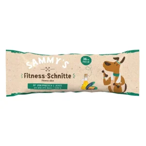 Echt Sparpaket 2 x 25 g Sammy's Fitness-Schnitte mit Grünlippmuscheln & Lachsöl Hunde Snack